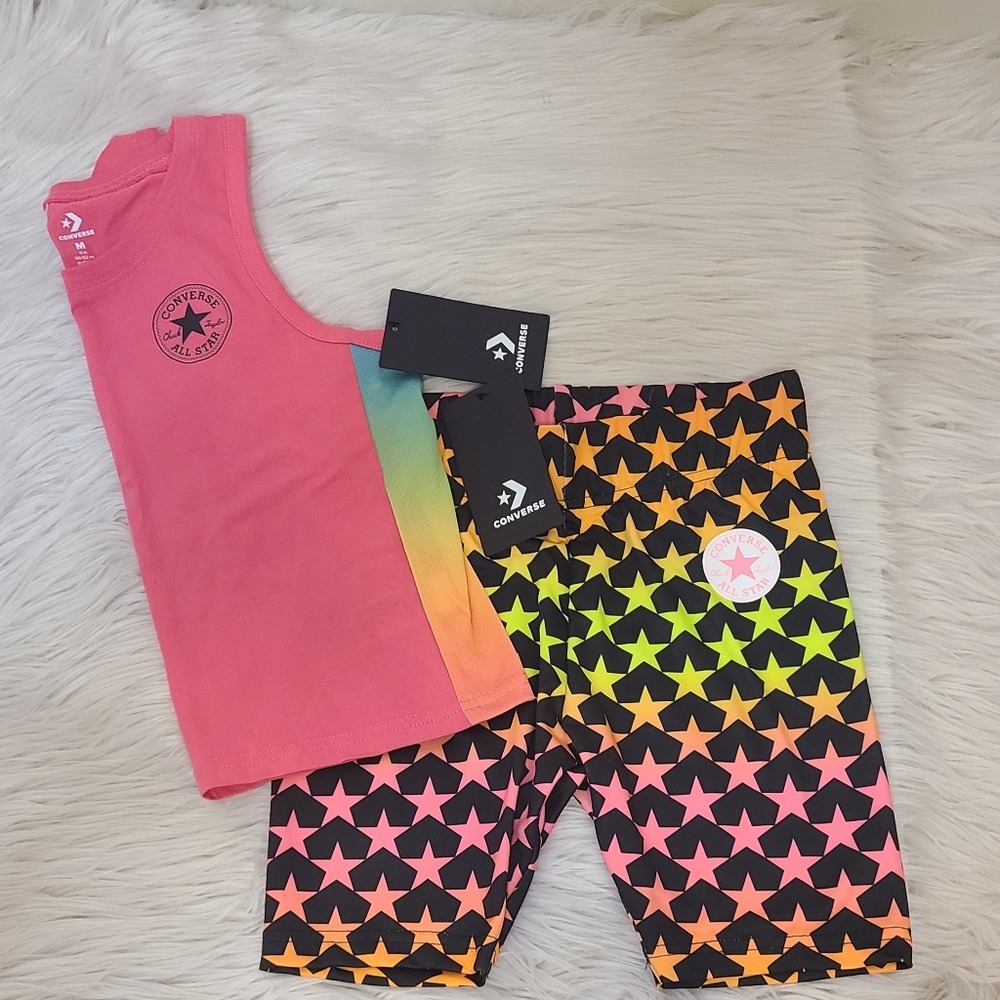 Converse Tank and Shorts Bundle M(10-12) NWT